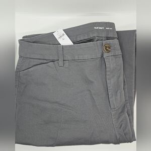 Old Navy Grey High-Waisted Pixie Flare Pants 16 Tall
